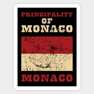 Flag of Monaco Sticker